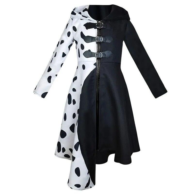 Дорослі діти Evil Madame Cruella De Vil Cosplay Costume Girl Women Black White Funny Hooded Dress Wig Halloween Carnaval Clothes XXXL-(Costume+Wig)
Дорослі діти Evil Madame Cruella De Vil Cosplay Costume Girl Women Black White Funny Hooded Dress Wig Halloween Carnaval Clothes XXXL-(Costume+Wig)