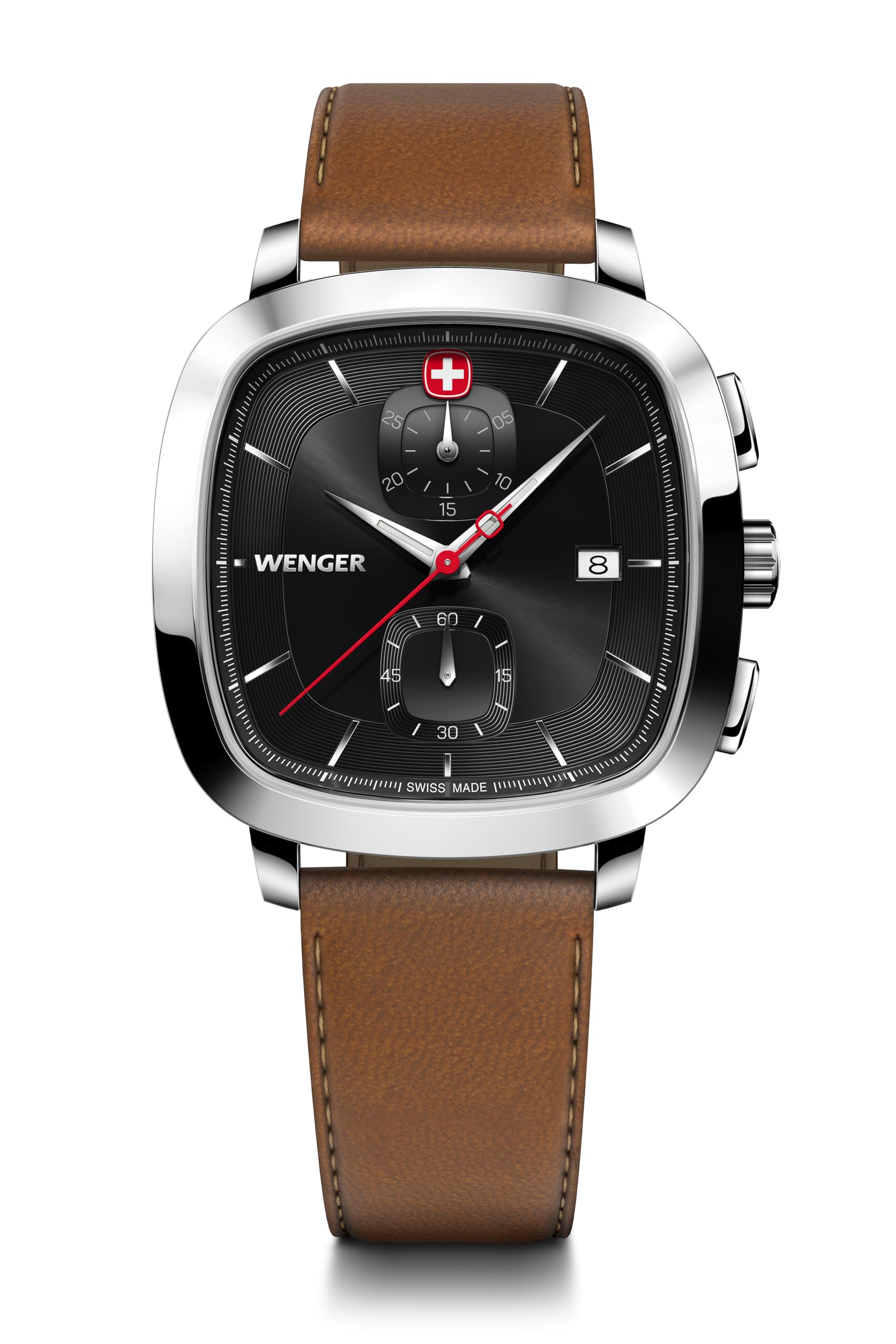 Wenger 01.1933.102 Вінтажний Класичний Хронограф Чоловічий коричневий
Wenger 01.1933.102 Вінтажний Класичний Хронограф Чоловічий коричневий