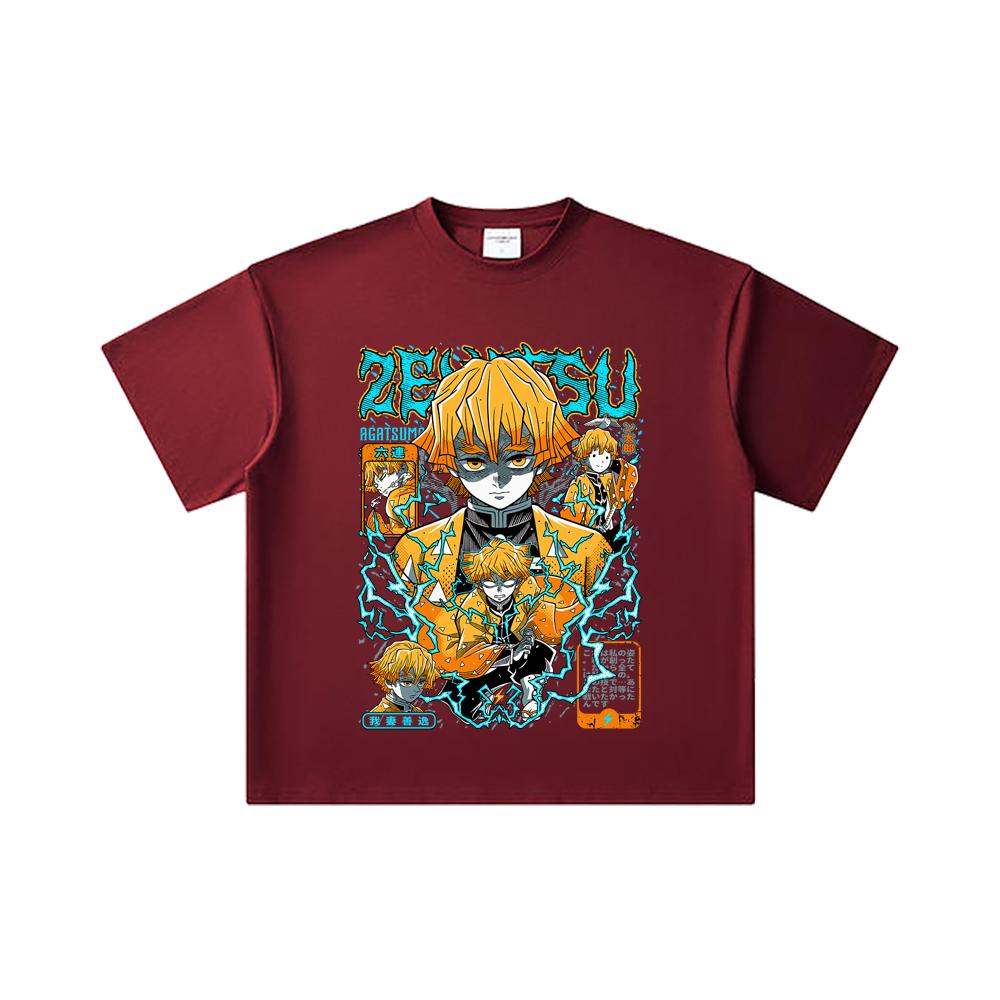 260 GSM Double Yarn 32 Count 100% Cotton Demon Slayer V100 Zenitsu Print Unisex Heavy Cotton T Shirt 2XL
260 GSM Double Yarn 32 Count 100% Cotton Demon Slayer V100 Zenitsu Print Unisex Heavy Cotton T Shirt 2XL