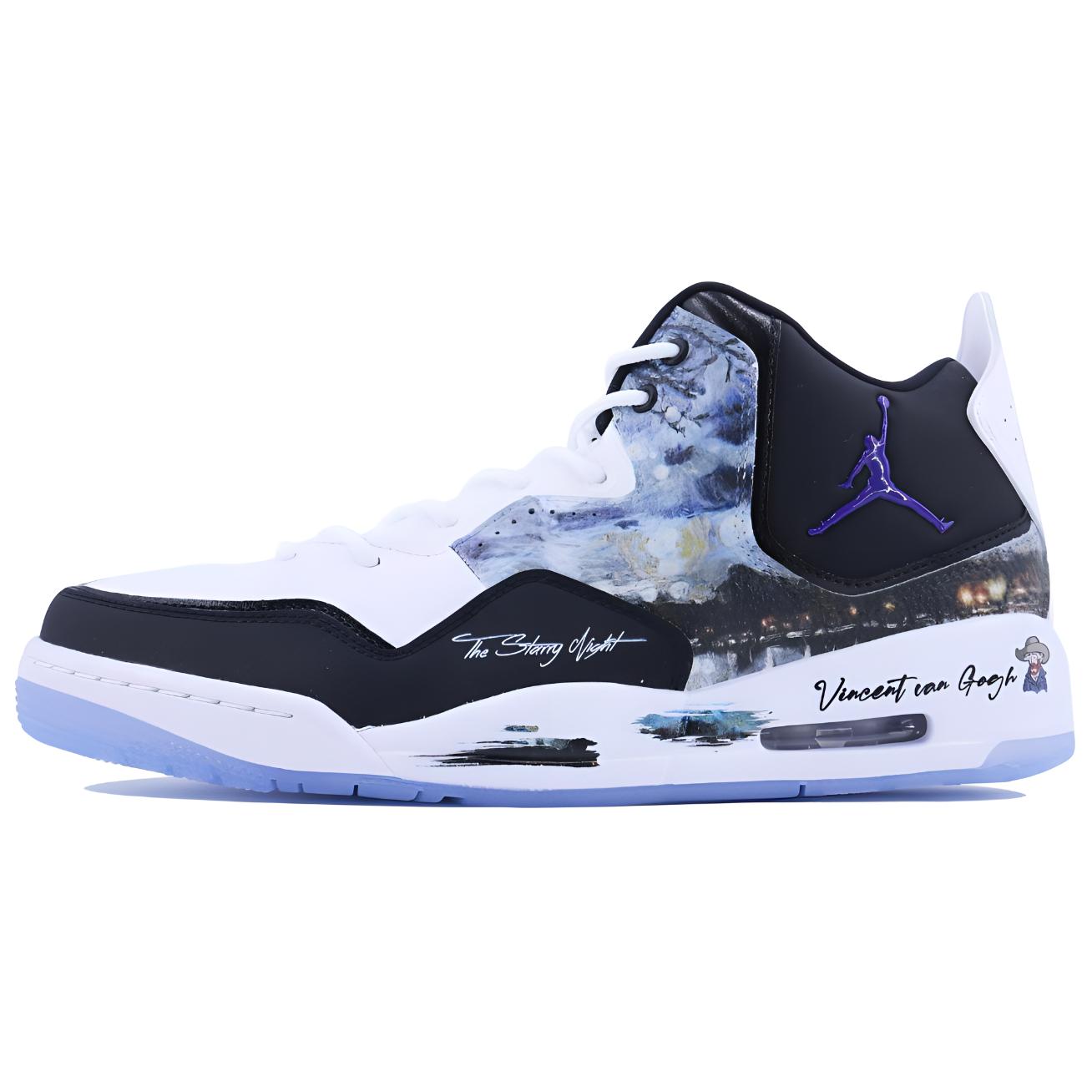 Jordan Courtside 23 Concord Leather Mid top Vintage Basketball Shoes Unisex Black White AR1000-104(Team1798-) 42
Jordan Courtside 23 Concord Leather Mid top Vintage Basketball Shoes Unisex Black White AR1000-104(Team1798-) 42