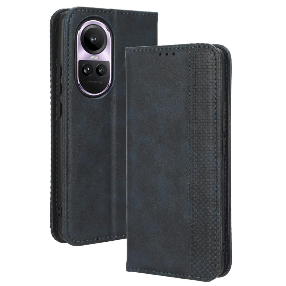 For Oppo Reno10 5G CPH2531 (Global)/Reno10 Pro 5G CPH2525 (Global) Retro Wallet Phone Case PU Leather Stand Cover Blue
For Oppo Reno10 5G CPH2531 (Global)/Reno10 Pro 5G CPH2525 (Global) Retro Wallet Phone Case PU Leather Stand Cover Blue