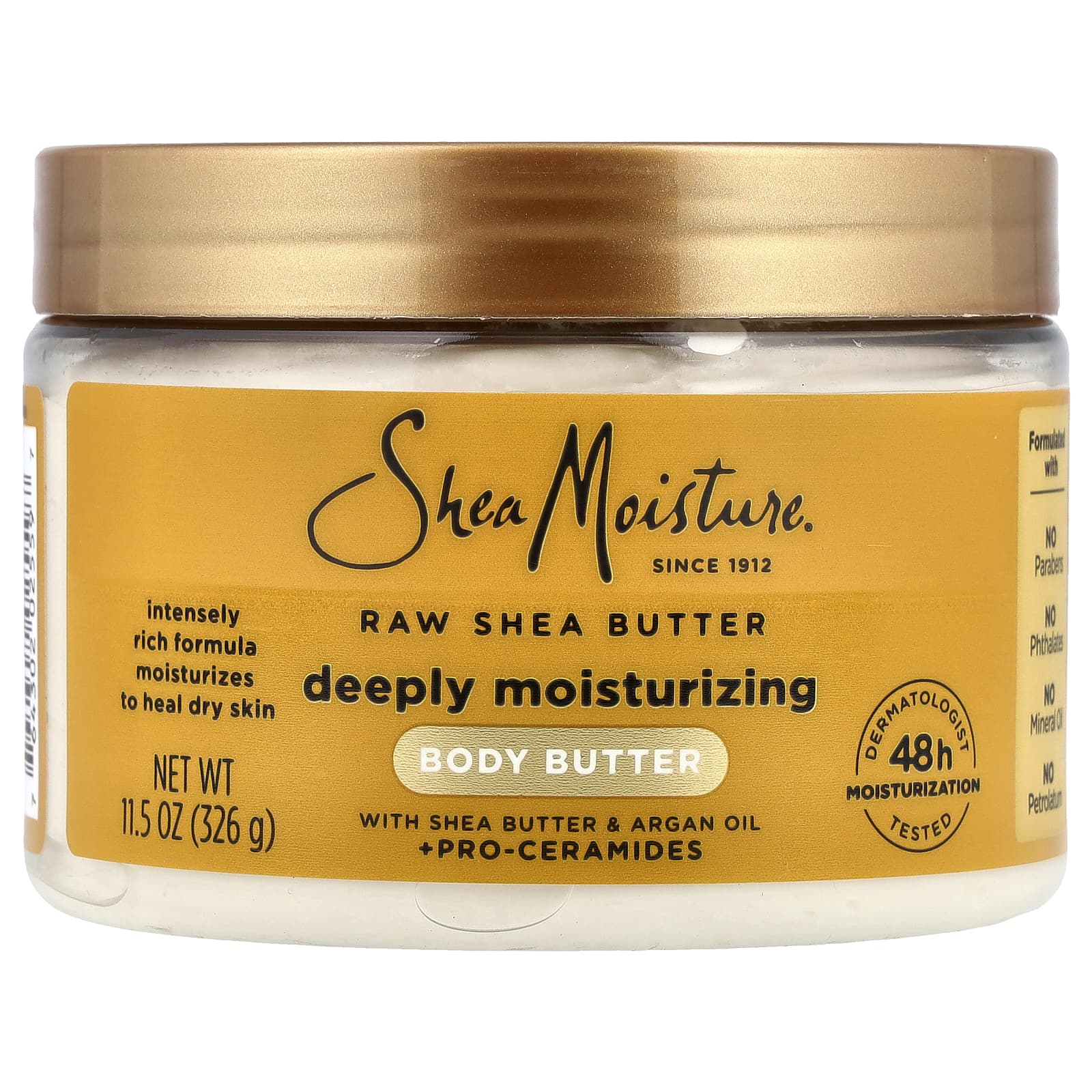 SheaMoisture, Deeply Hydrating Body Butter, Raw Shea Butter, 326g (11.5oz)
SheaMoisture, Deeply Hydrating Body Butter, Raw Shea Butter, 326g (11.5oz)