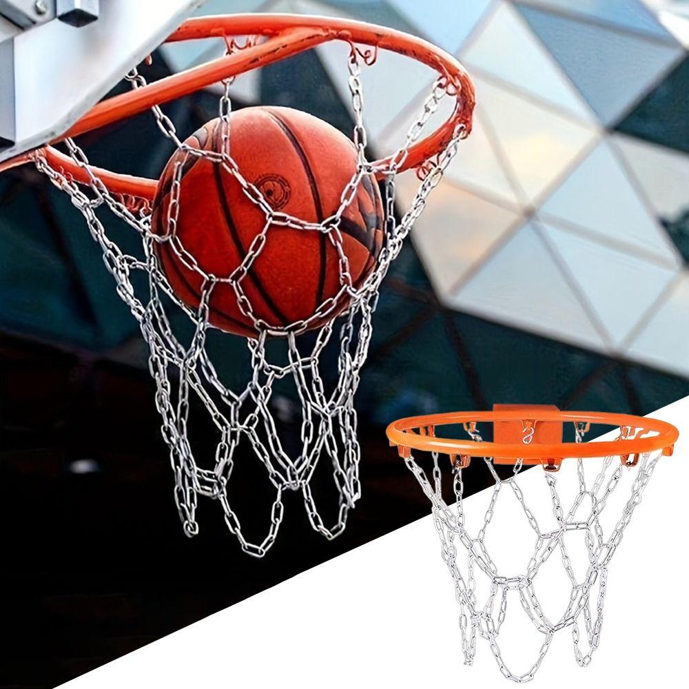 12 Hoop Basketball Iron Chain Net Thickened Basket Rim Net Hanging Basketball Hoop Outdoor
12 Hoop Basketball Iron Chain Net Thickened Basket Rim Net Hanging Basketball Hoop Outdoor