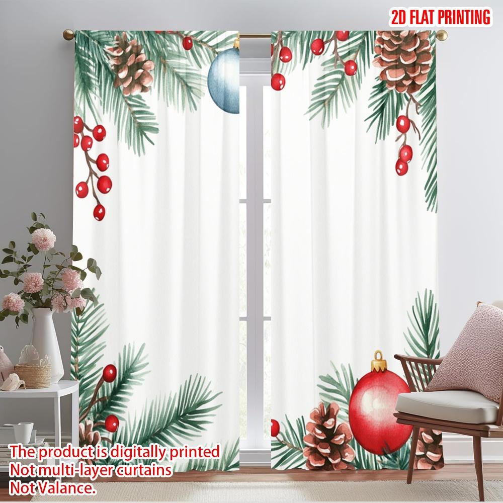 2pcs,2D plane printing Minimalist Curtains Christmas Tree Ornaments Festive Holiday (2) Durable 100% Polyester Fabric (without 52.50×116.00 CM 2pcs
2pcs,2D plane printing Minimalist Curtains Christmas Tree Ornaments Festive Holiday (2) Durable 100% Polyester Fabric (without 52.50×116.00 CM 2pcs