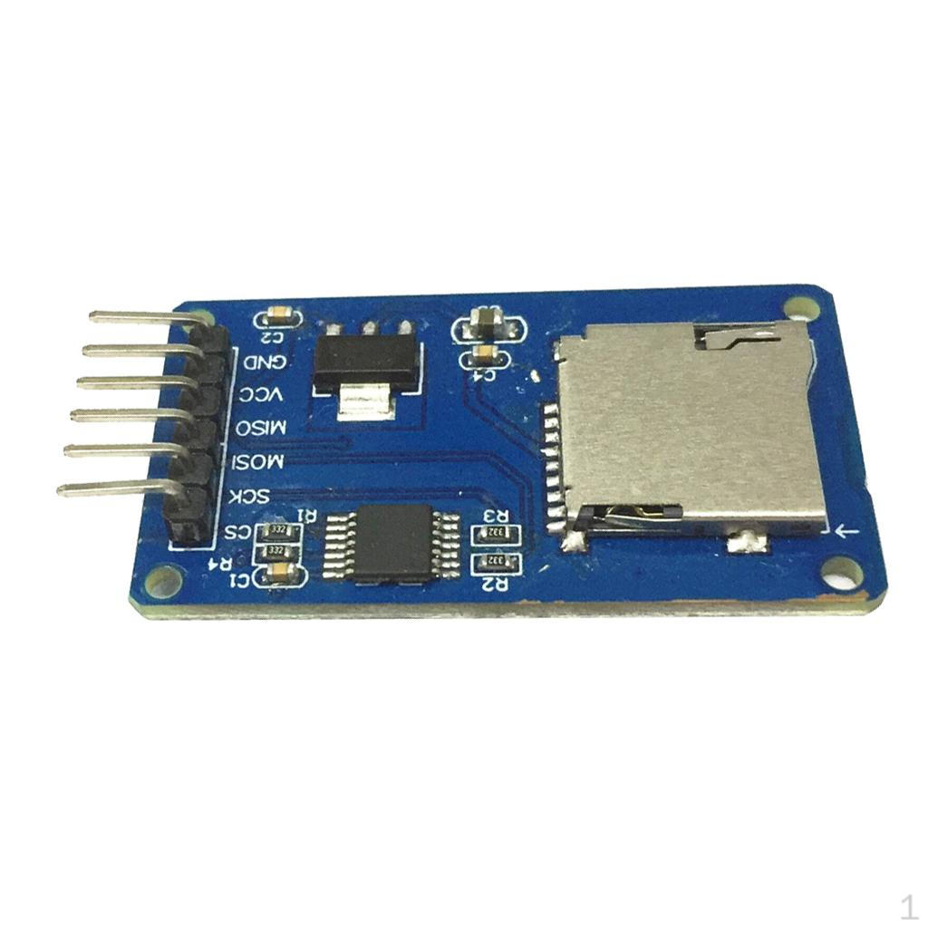 Storage Board Micro Mini TF Card Adapter Reader Module,Standard Interface, level for 5V or 3.3V
Storage Board Micro Mini TF Card Adapter Reader Module,Standard Interface, level for 5V or 3.3V