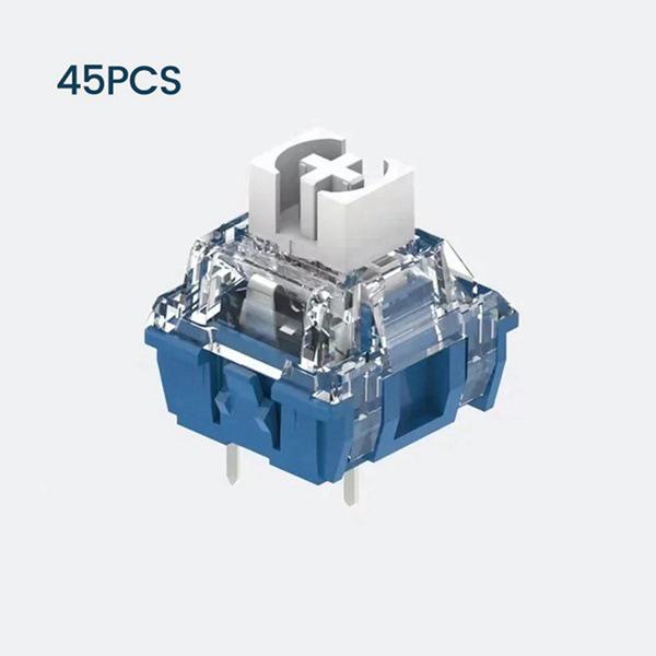 45-Piece Speed Silver V2 Mechanical Keyboard Switches, Color: As Shown, Material: PC+POM none
45-Piece Speed Silver V2 Mechanical Keyboard Switches, Color: As Shown, Material: PC+POM none