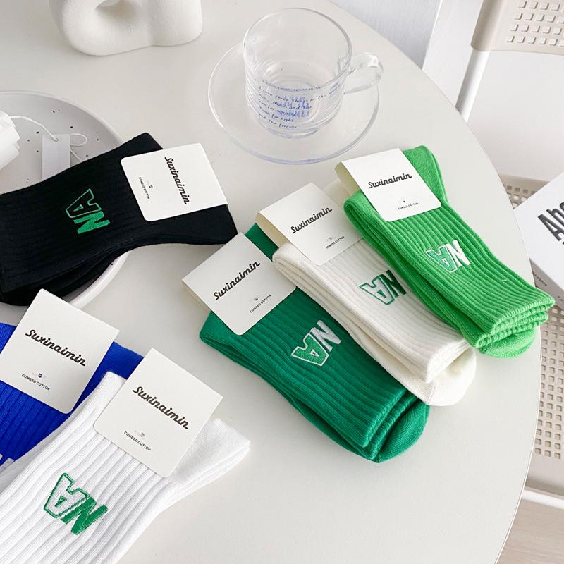 5 Pairs of Female Spring and Summer Cotton Letters with Shark Pants In Tube Socks 5 Pairs чёрный
5 Pairs of Female Spring and Summer Cotton Letters with Shark Pants In Tube Socks 5 Pairs чёрный