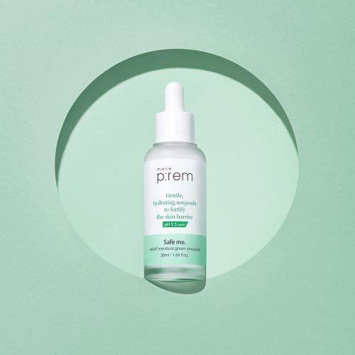 Make P:REM Safe Me Moisture Green Ampoule 50ml 
Make P:REM Safe Me Moisture Green Ampoule 50ml