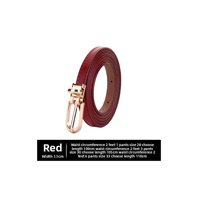 Black Red White Brown Leather Skinny Belt With Alloy Pin Buckle For Women Outfit 105cm красный
Black Red White Brown Leather Skinny Belt With Alloy Pin Buckle For Women Outfit 105cm красный
