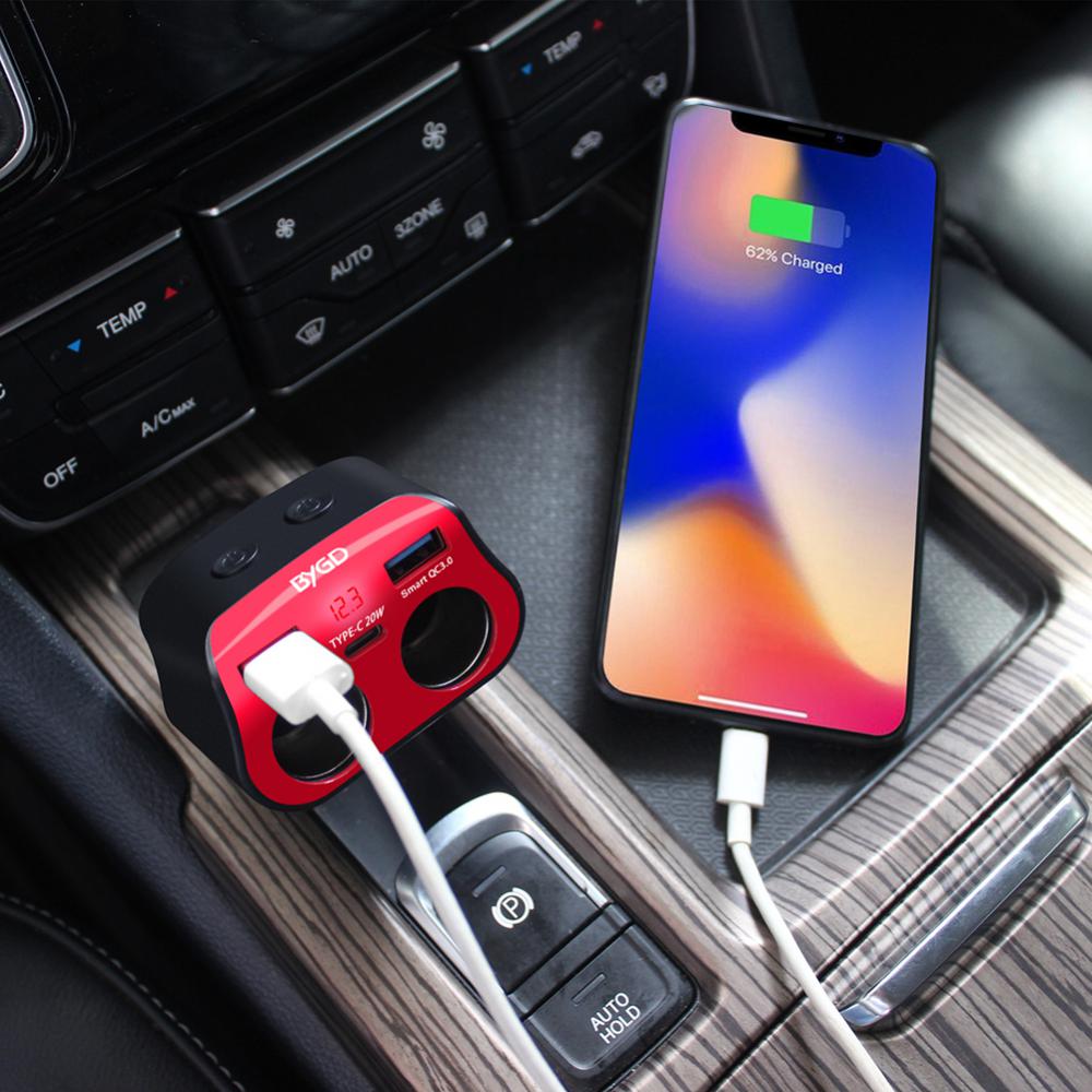 Мощная автомобильная зажигалка 120 Вт с двумя USB-разъемами одна на две автомобильная быстрая зарядка для Iphone13 12 Samsung
Мощная автомобильная зажигалка 120 Вт с двумя USB-разъемами одна на две автомобильная быстрая зарядка для Iphone13 12 Samsung