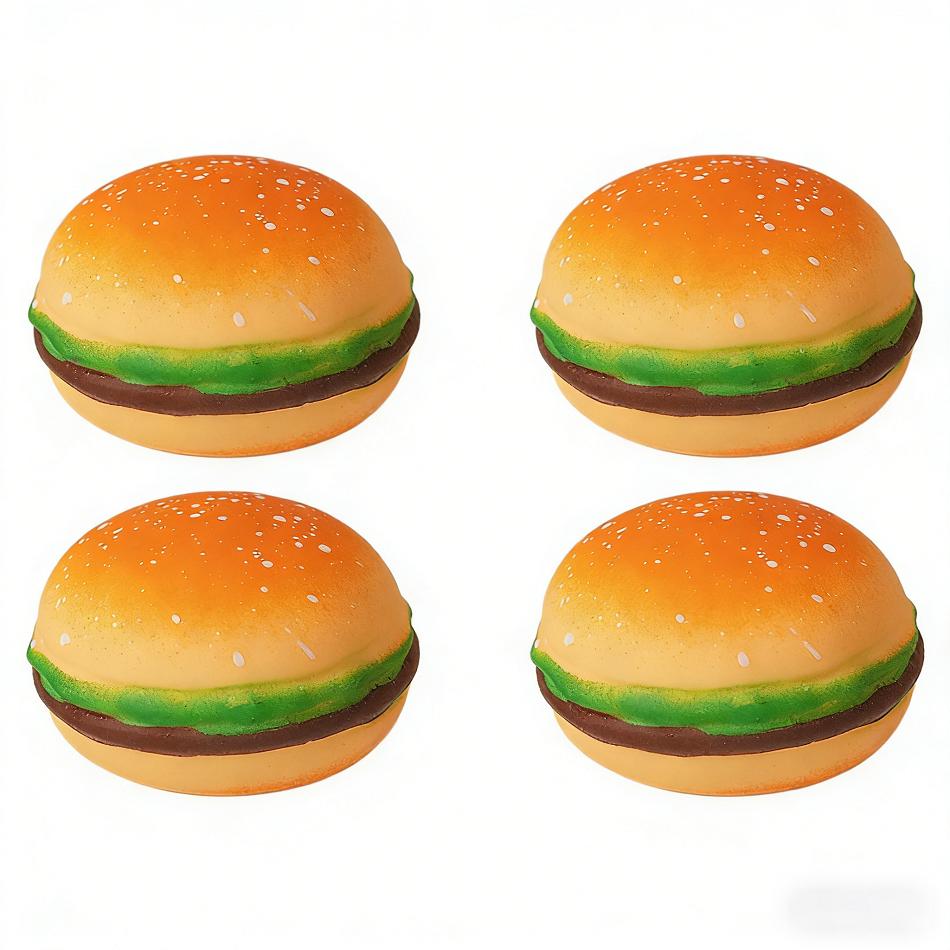 Funny Simulation Hamburgers Slow Rebound Toy Accessory Stress Relief Toys Release Decompression Squeezing Office Gift
Funny Simulation Hamburgers Slow Rebound Toy Accessory Stress Relief Toys Release Decompression Squeezing Office Gift