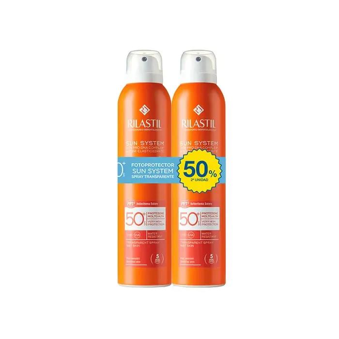 Rilastil Sun System Dry Touch Spray Spf50 2x200ml
Rilastil Sun System Dry Touch Spray Spf50 2x200ml