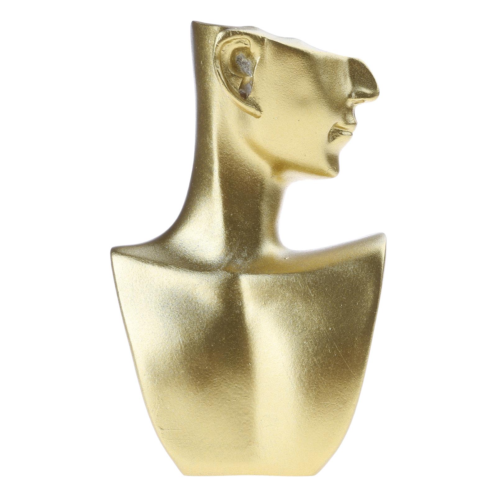 Elegant Jewelry Showcases Stand Mannequin Shaped Earrings Rings Display Rack Convenient Jewellery Holder for Women S золотой
Elegant Jewelry Showcases Stand Mannequin Shaped Earrings Rings Display Rack Convenient Jewellery Holder for Women S золотой