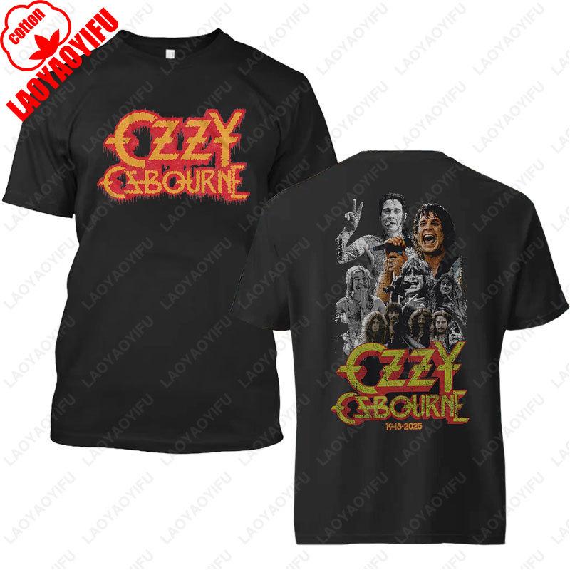 Ozzy Osbourne Black TShirt RIP 19482025 Tribute Design Men Women Retro Streetwear High Quality Cotton Trend New Style Tee Gift 3XL
Ozzy Osbourne Black TShirt RIP 19482025 Tribute Design Men Women Retro Streetwear High Quality Cotton Trend New Style Tee Gift 3XL
