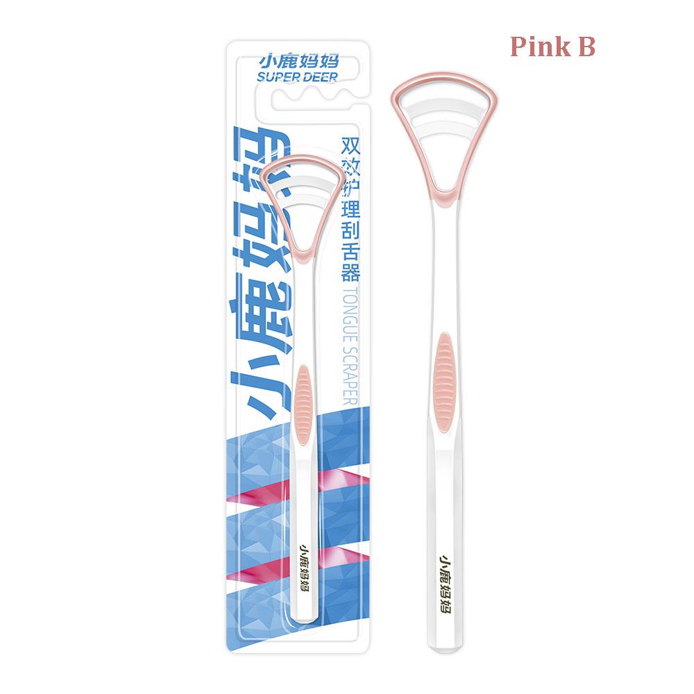 Super Deer Double-Side Tongue Scraper Reduce Bad Breath For Oral Health Care Tongue Cleanerstongue Coating Cleaning Tools Ideal For Adults
Super Deer Double-Side Tongue Scraper Reduce Bad Breath For Oral Health Care Tongue Cleanerstongue Coating Cleaning Tools Ideal For Adults
