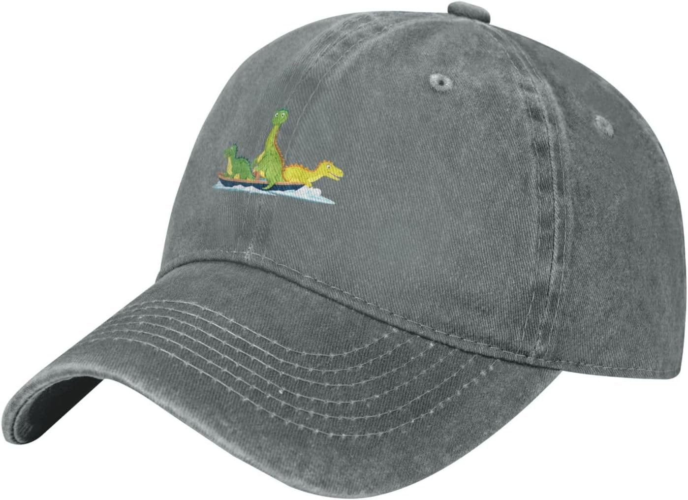 Dinosaur Boat Ride Embroidered Baseball Cap Washed Denim Adjustable Sun Hat for Unisex Outdoor One Size сірий
Dinosaur Boat Ride Embroidered Baseball Cap Washed Denim Adjustable Sun Hat for Unisex Outdoor One Size сірий
