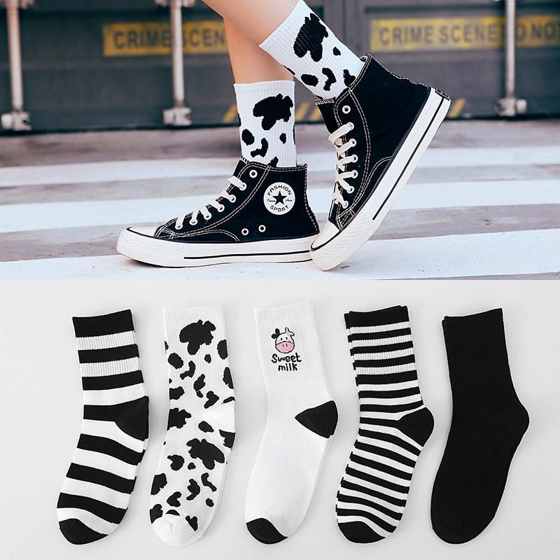 New Arrivals Cow Printed Sock Lovely Harajuku Japanese Style Cotton Women Socks Striped Solid Breathable Casual Cartoon Socks Size Suit For 35-40
New Arrivals Cow Printed Sock Lovely Harajuku Japanese Style Cotton Women Socks Striped Solid Breathable Casual Cartoon Socks Size Suit For 35-40