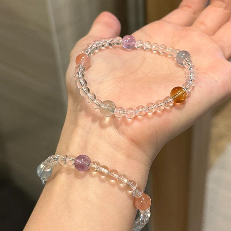 Sun stone amethyst beaded bracelet simple design crystal bracelet high-end fashion versatile jewelry
Sun stone amethyst beaded bracelet simple design crystal bracelet high-end fashion versatile jewelry