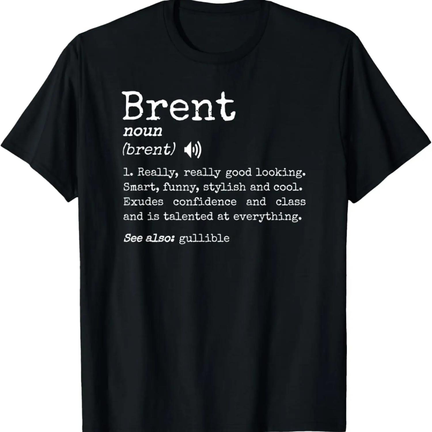 Mens Prank First Name Meaning Dictionary Definition Funny Brent T-Shirt XXXXXL чорний
Mens Prank First Name Meaning Dictionary Definition Funny Brent T-Shirt XXXXXL чорний