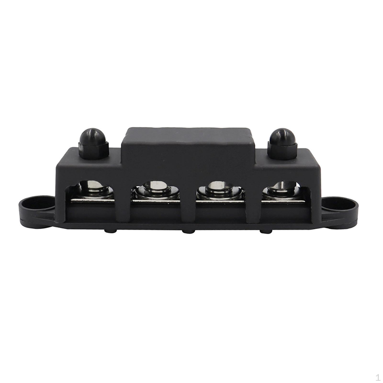 4 Power Distribution Block with Cover Accessories Bus Bar Pair Fit for Marine Automotive Black M10
4 Power Distribution Block with Cover Accessories Bus Bar Pair Fit for Marine Automotive Black M10