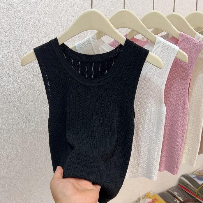 Жіноча літня трикотажна майка: Елегантний, без рукавів, універсальний базовий топ XL чорний
Жіноча літня трикотажна майка: Елегантний, без рукавів, універсальний базовий топ XL чорний