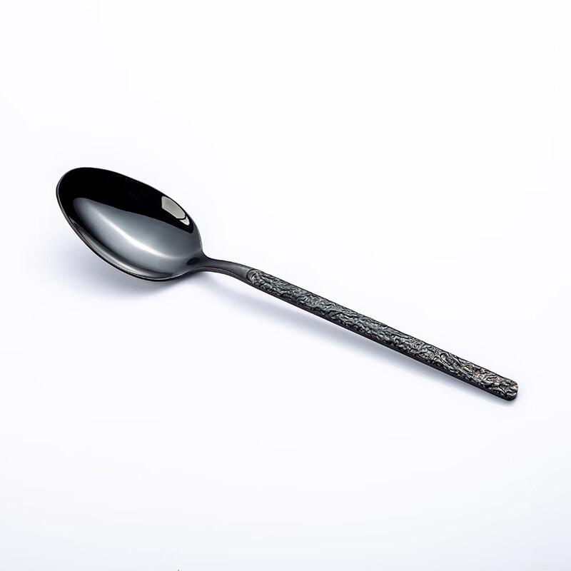 Ru Han Embossed Titanium Black Western Dinnerware Set
Ru Han Embossed Titanium Black Western Dinnerware Set