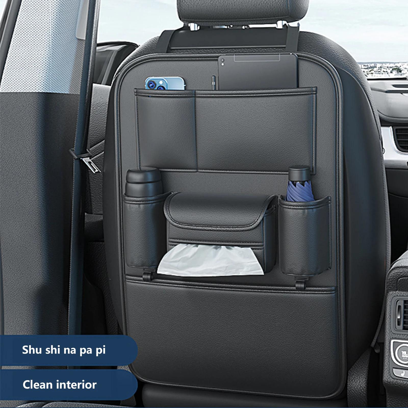 AUTOCOLOR Waterproof Leather Car Seat Back Storage Bag Tissue Cup Holder Organizer with Hook Type A
AUTOCOLOR Waterproof Leather Car Seat Back Storage Bag Tissue Cup Holder Organizer with Hook Type A