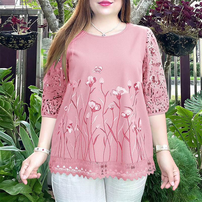 ZANZEA Женская повседневная блузка с круглым вырезом, кружевной вставкой, рукавами 3/4, свободного кроя, с вышивкой 4XL
ZANZEA Женская повседневная блузка с круглым вырезом, кружевной вставкой, рукавами 3/4, свободного кроя, с вышивкой 4XL