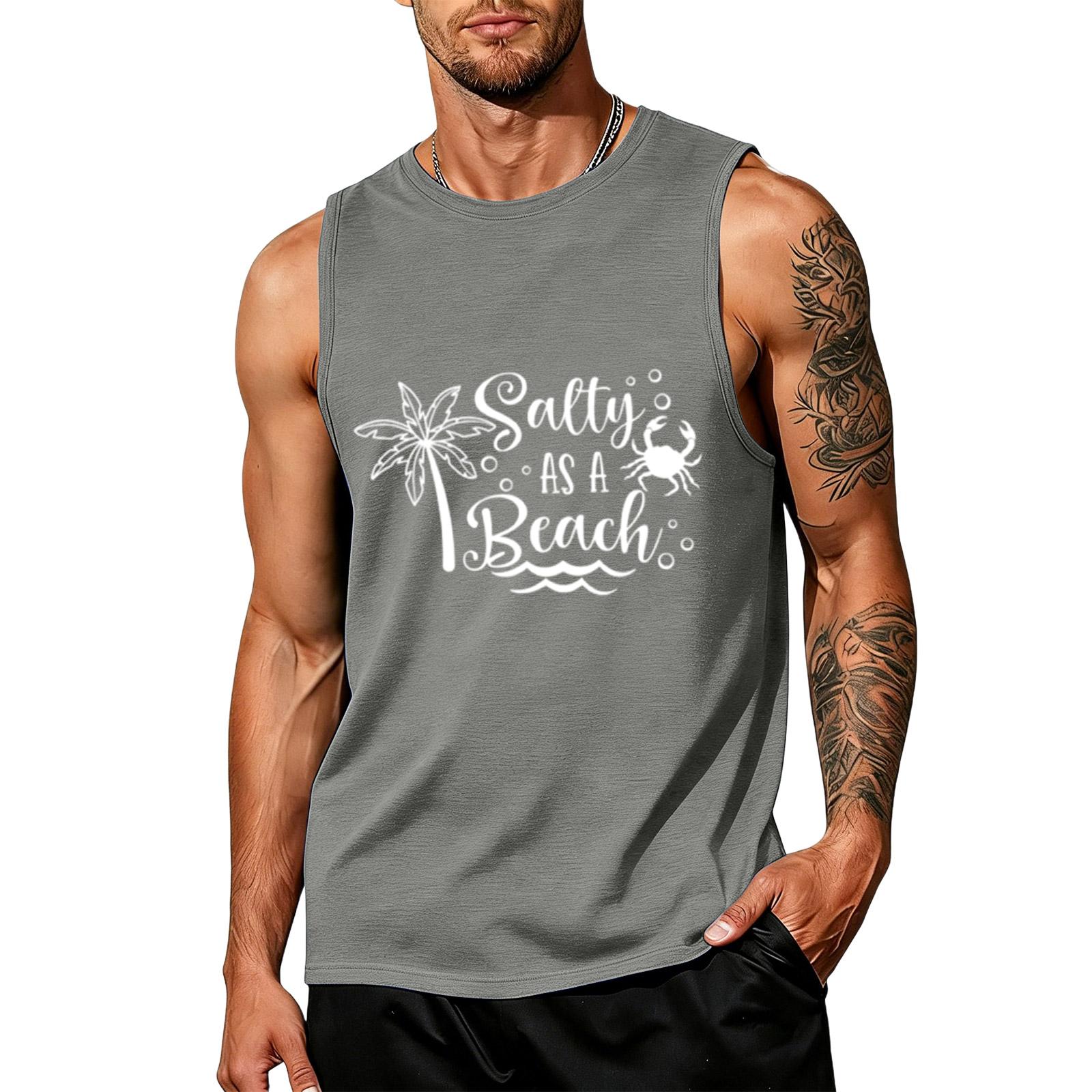 Men’s Sleeveless Tank Top As A Beach Print Tree Crab Casual Relaxed Fit Summer Shirt S
Men’s Sleeveless Tank Top As A Beach Print Tree Crab Casual Relaxed Fit Summer Shirt S