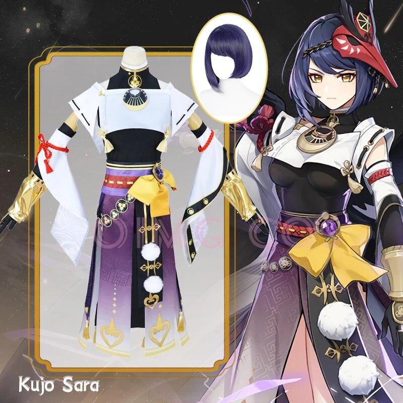 Impact Kujo Sara Косплей Костюм Униформа Парик Аниме Костюмы на Хэллоуин для девочек Игра
Impact Kujo Sara Косплей Костюм Униформа Парик Аниме Костюмы на Хэллоуин для девочек Игра