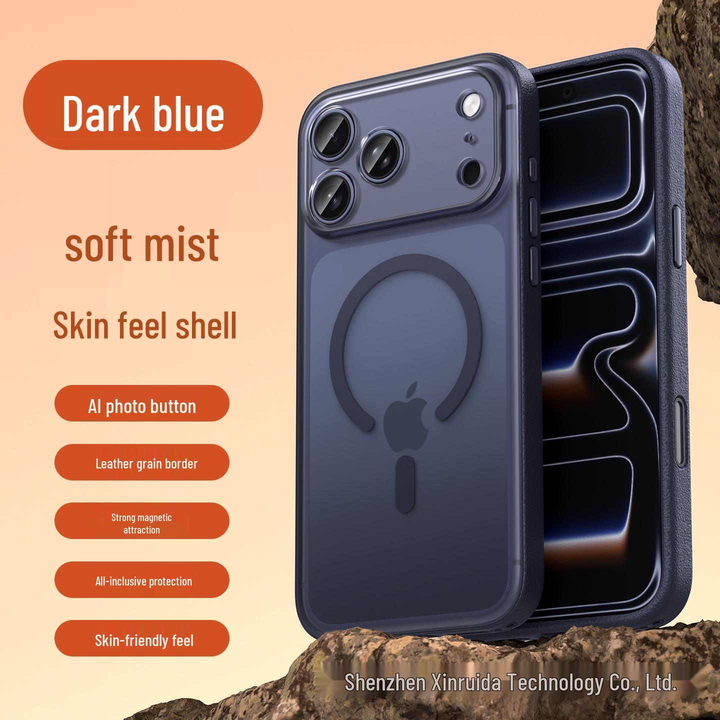 Magnetic Matte iPhone 17 Pro Max Case, Skin-Feel, AI Button, Drop-Proof Protective, Compatible with Apple 16 17 Pro Max синій
Magnetic Matte iPhone 17 Pro Max Case, Skin-Feel, AI Button, Drop-Proof Protective, Compatible with Apple 16 17 Pro Max синій