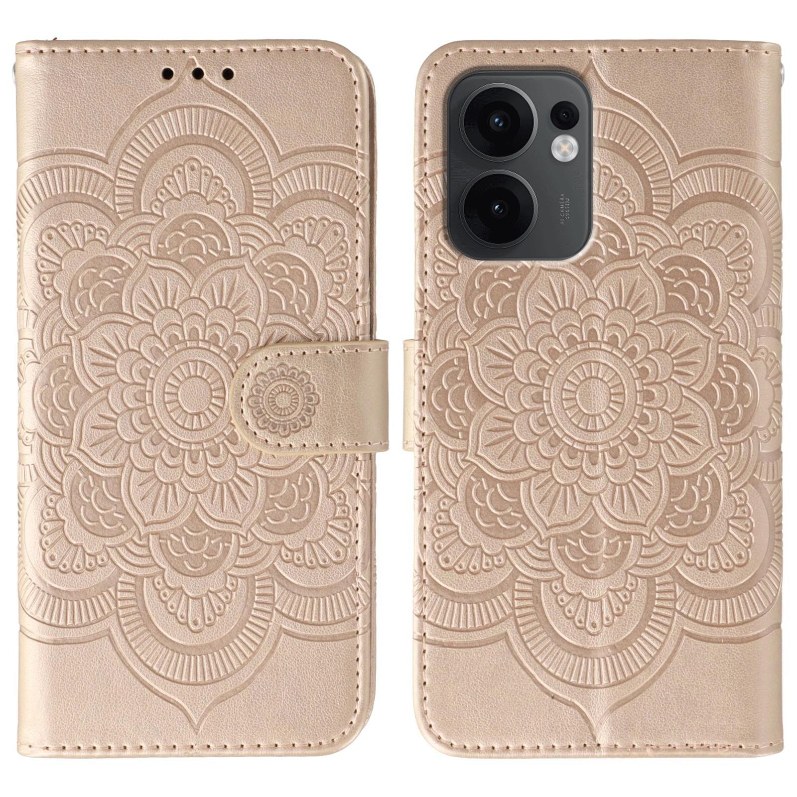 Чохол для Oppo Reno13 F 4G/5G зі штучної шкіри з тисненням у вигляді мандали, чохол-гаманець для телефону Rose Gold
Чохол для Oppo Reno13 F 4G/5G зі штучної шкіри з тисненням у вигляді мандали, чохол-гаманець для телефону Rose Gold