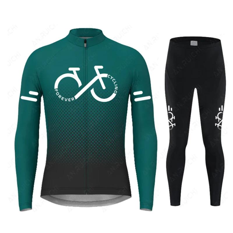 Autumn and Winter New Bicycl Long-sleeved Suit Solid Color Gradual Change of Color Simple Cycling Suit 2026 Autumn Breathable Suit Cycling Suit 5XL
Autumn and Winter New Bicycl Long-sleeved Suit Solid Color Gradual Change of Color Simple Cycling Suit 2026 Autumn Breathable Suit Cycling Suit 5XL
