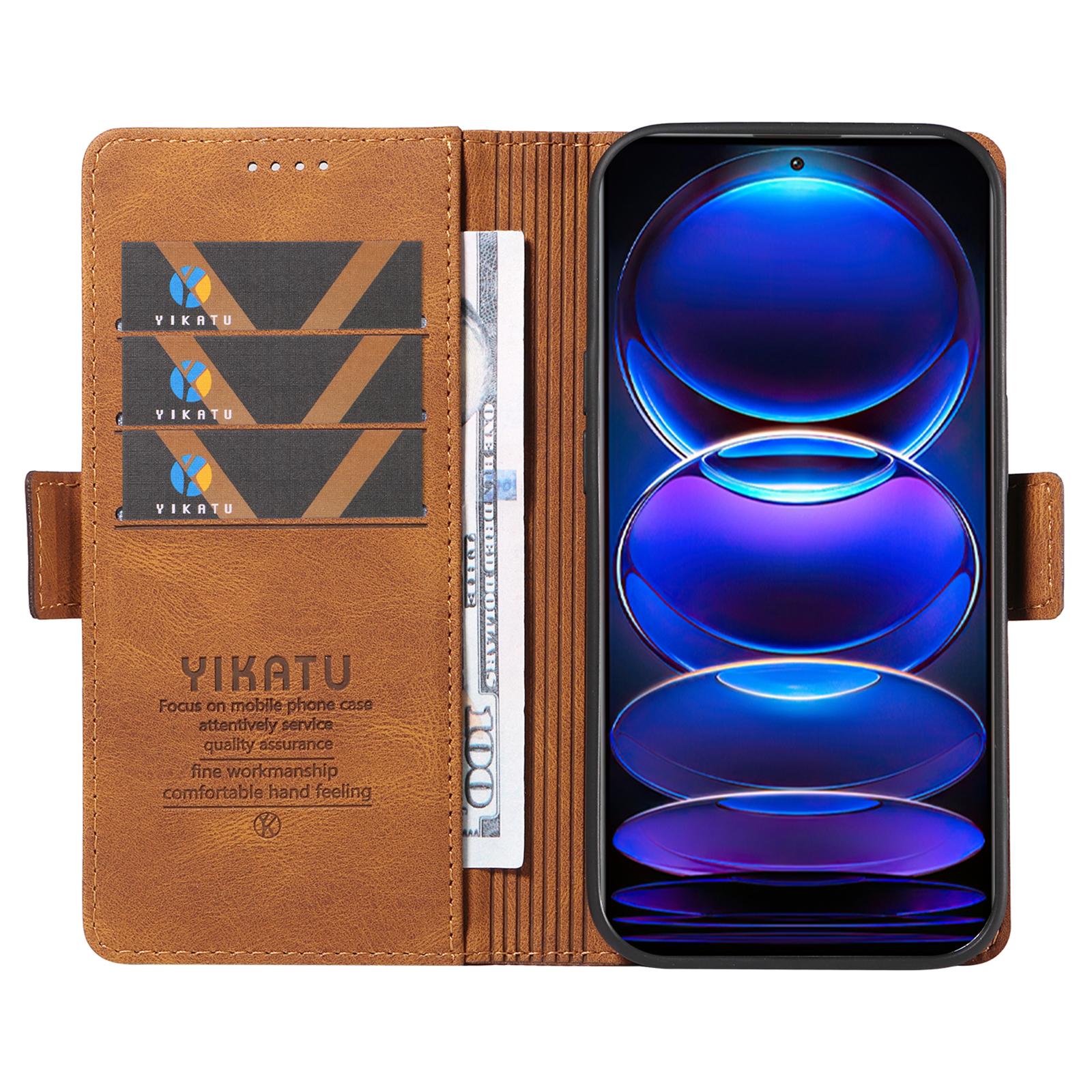 YIKATU YK-005 For Xiaomi Redmi Note 12 Pro+ 5G Phone Cover Skin-touch PU Leather Wallet Case Brown
YIKATU YK-005 For Xiaomi Redmi Note 12 Pro+ 5G Phone Cover Skin-touch PU Leather Wallet Case Brown