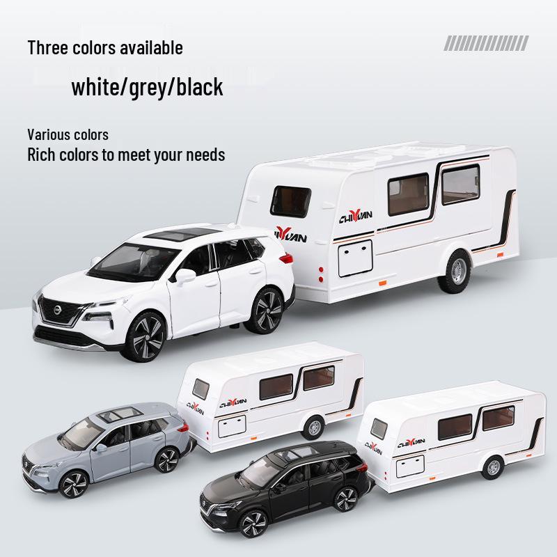 Модель из сплава прицепного каравана Nissan X-Trail: 21016FC Съемная игрушка с инерционным механизмом 
Модель из сплава прицепного каравана Nissan X-Trail: 21016FC Съемная игрушка с инерционным механизмом