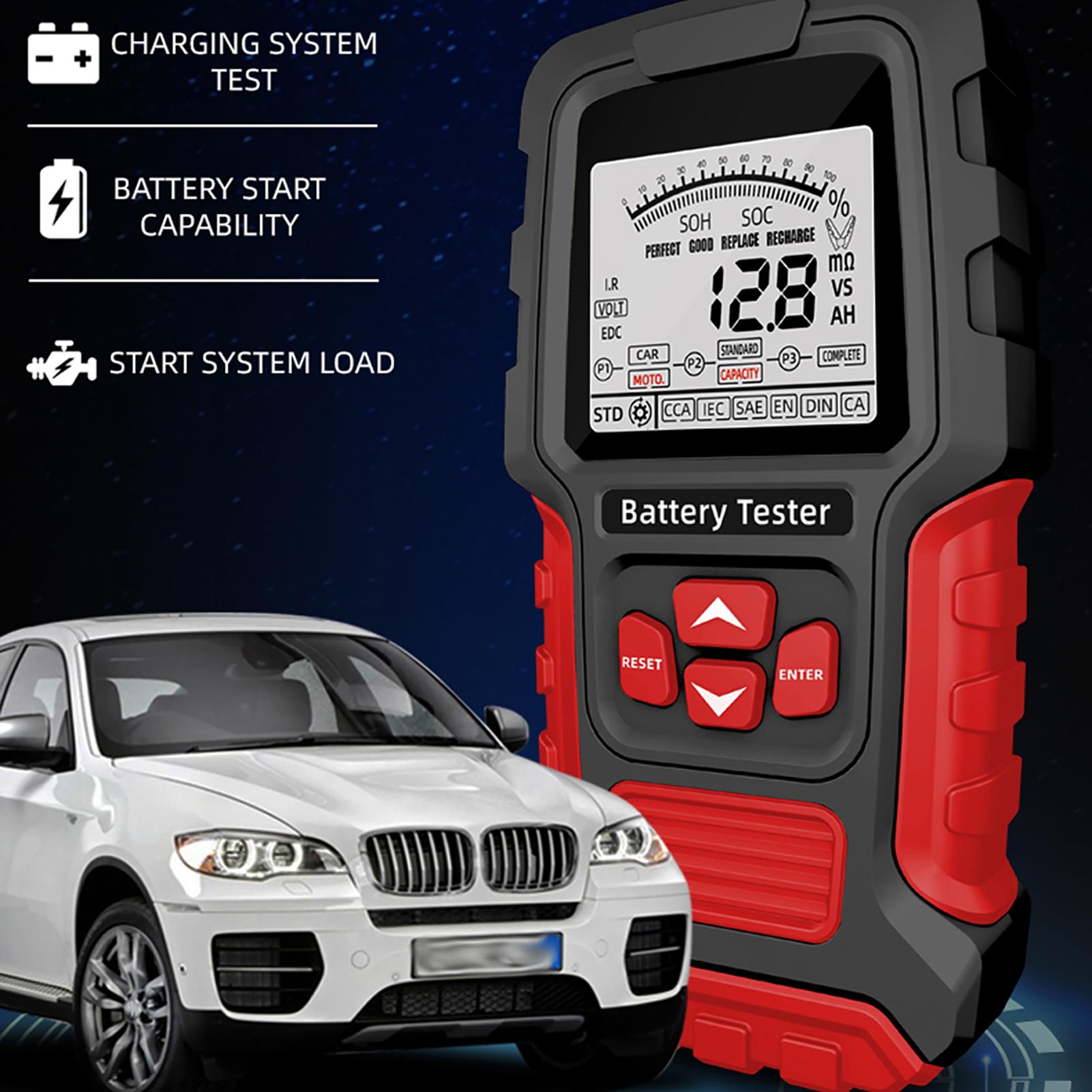 Battery Tester Portable High Detection Accuracy 12V 24V Battery Test Device for Motorcycle Car
Battery Tester Portable High Detection Accuracy 12V 24V Battery Test Device for Motorcycle Car