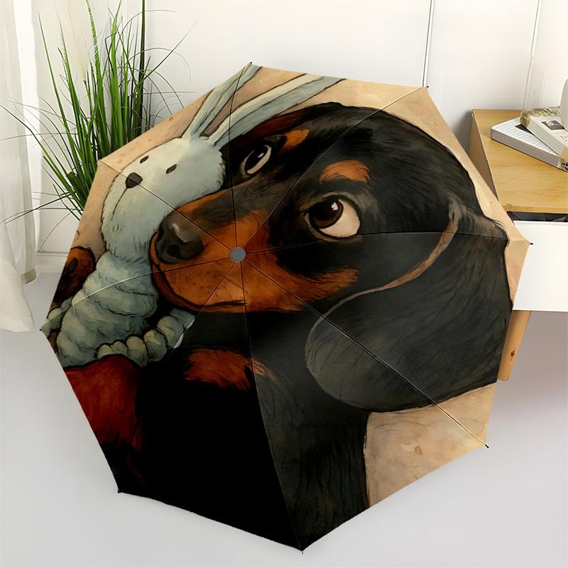 1pc Dachshund Bunny Automatic Folding Umbrella - Portable Collapsible Design, 8-Rib Iron Frame, Durable Fabric yy251125103
1pc Dachshund Bunny Automatic Folding Umbrella - Portable Collapsible Design, 8-Rib Iron Frame, Durable Fabric yy251125103