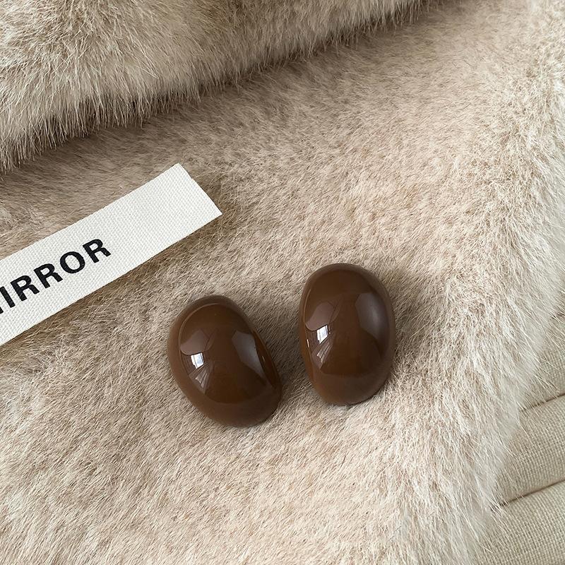 Exquisite Coffee Color Resin Semicircle Earrings for Women Temperament French Hollow Round Bead Earrings Autumn Casual Jewelry кофейный
Exquisite Coffee Color Resin Semicircle Earrings for Women Temperament French Hollow Round Bead Earrings Autumn Casual Jewelry кофейный