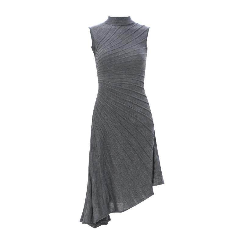 Women’s Wool Sleeveless Waist Dress – Mist Grey A‑Line Knit Dress – Spring Summer 2026 L
Women’s Wool Sleeveless Waist Dress – Mist Grey A‑Line Knit Dress – Spring Summer 2026 L