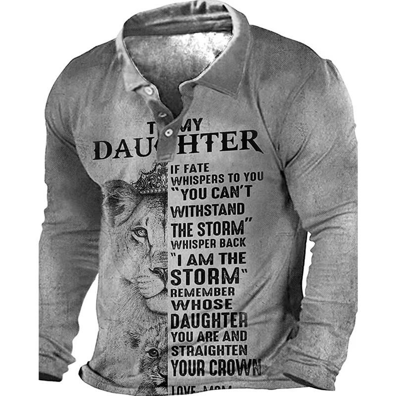 Мужская рубашка поло с длинным рукавом, с 3D цифровой печатью, для повседневной носки на открытом воздухе, модная, весенне-осенняя L
Мужская рубашка поло с длинным рукавом, с 3D цифровой печатью, для повседневной носки на открытом воздухе, модная, весенне-осенняя L