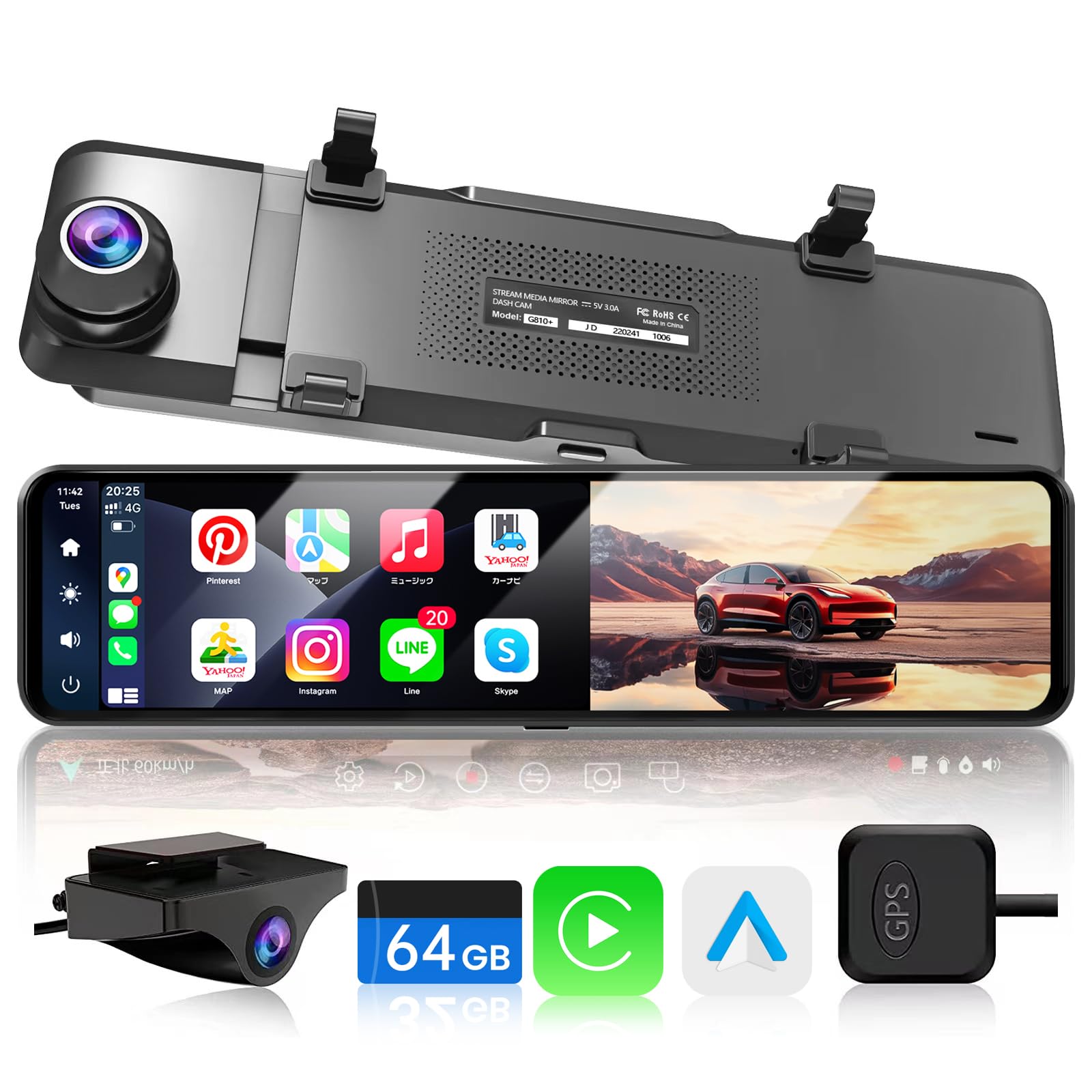 JADO G810sPLUS Видеорегистратор с CarPlay и Android Auto Zoom Высокопрочный Соответствует типу C Соответствует ЕС Популярный и Настоятельно рекомендуемый Цифровой Передний и Задний
JADO G810sPLUS Видеорегистратор с CarPlay и Android Auto Zoom Высокопрочный Соответствует типу C Соответствует ЕС Популярный и Настоятельно рекомендуемый Цифровой Передний и Задний