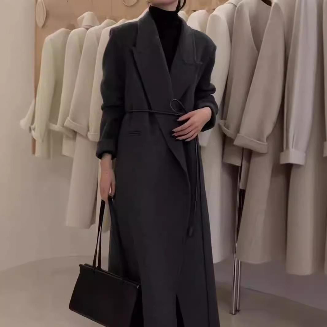 Новое осенне-зимнее двухстороннее шерстяное пальто длинное корейское свободное повседневное шерстяное пальто S
Новое осенне-зимнее двухстороннее шерстяное пальто длинное корейское свободное повседневное шерстяное пальто S