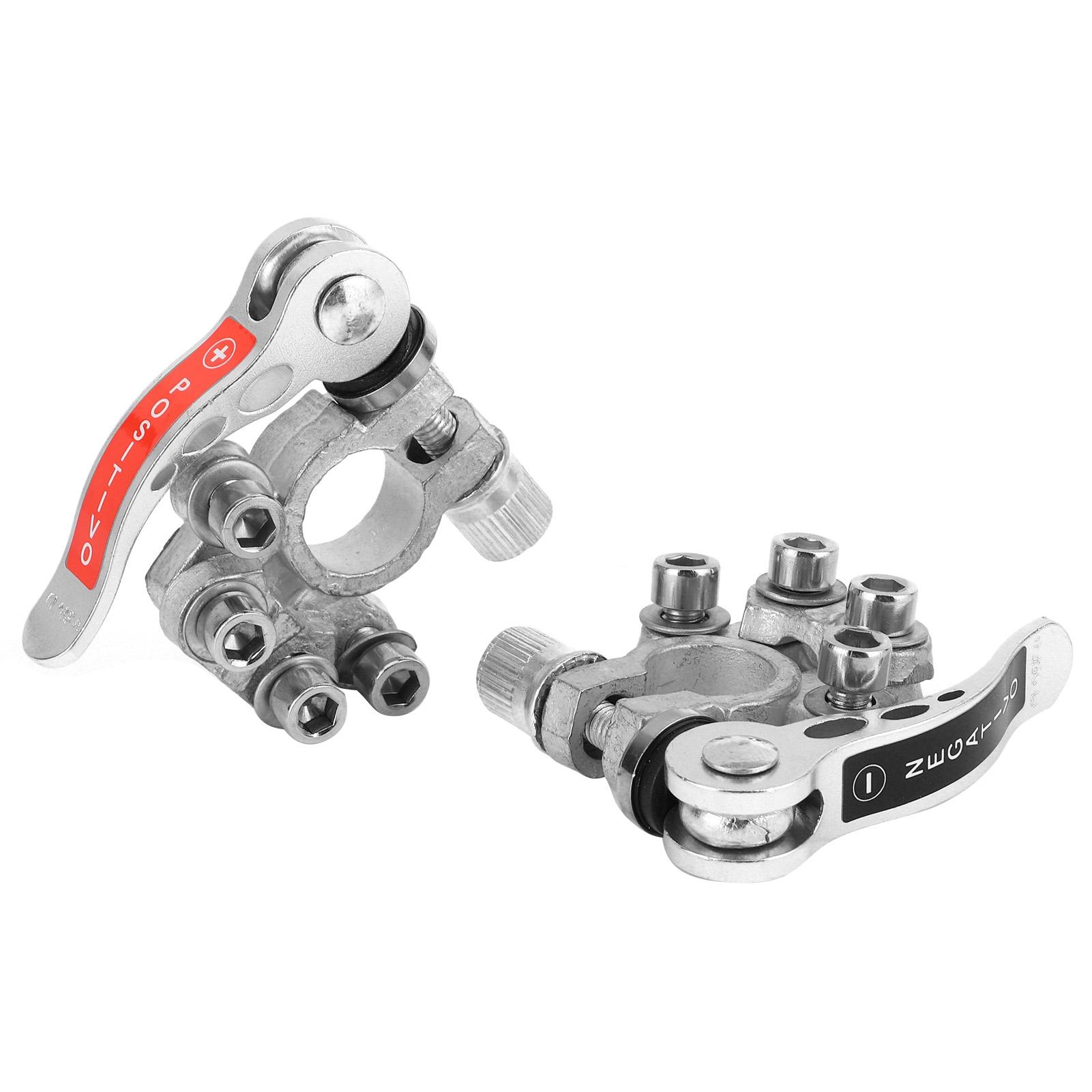 2pcs Terminal Quick Release Disconnect with Hex Wrench Positive Negative for SAEJIS TYPE A Posts
2pcs Terminal Quick Release Disconnect with Hex Wrench Positive Negative for SAEJIS TYPE A Posts