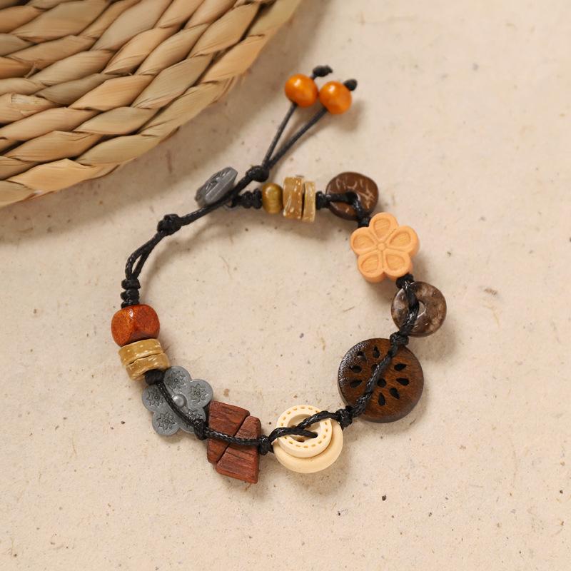 Handmade woven button bracelet, vintage men s and women s necklace bracelet, ethnic style bracelet
Handmade woven button bracelet, vintage men s and women s necklace bracelet, ethnic style bracelet