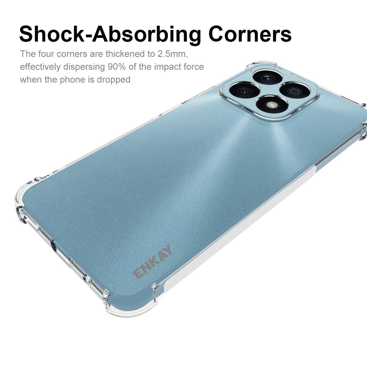 ENKAY HAT PRINCE For Honor X8a 4G TPU Case Shockproof Clear Phone Cover with High Aluminium-silicon Glass Screen Film A
ENKAY HAT PRINCE For Honor X8a 4G TPU Case Shockproof Clear Phone Cover with High Aluminium-silicon Glass Screen Film A