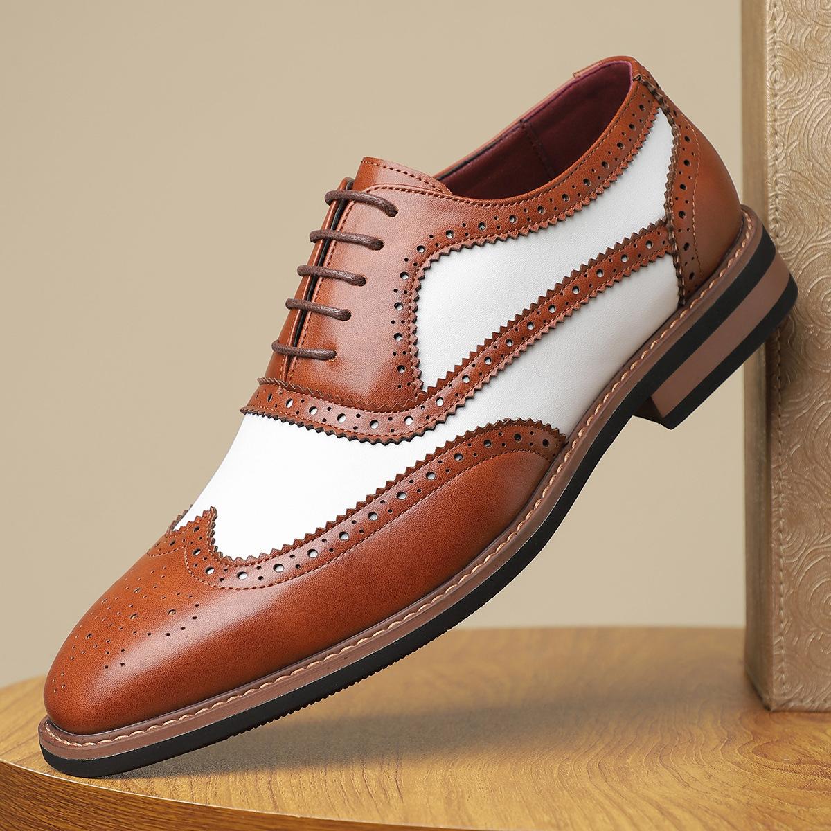 Popular Men s British Trend Fashion Retro Carved Leather Shoes Business Casual Pointed Versatile Leather Shoes 48 зелений
Popular Men s British Trend Fashion Retro Carved Leather Shoes Business Casual Pointed Versatile Leather Shoes 48 зелений