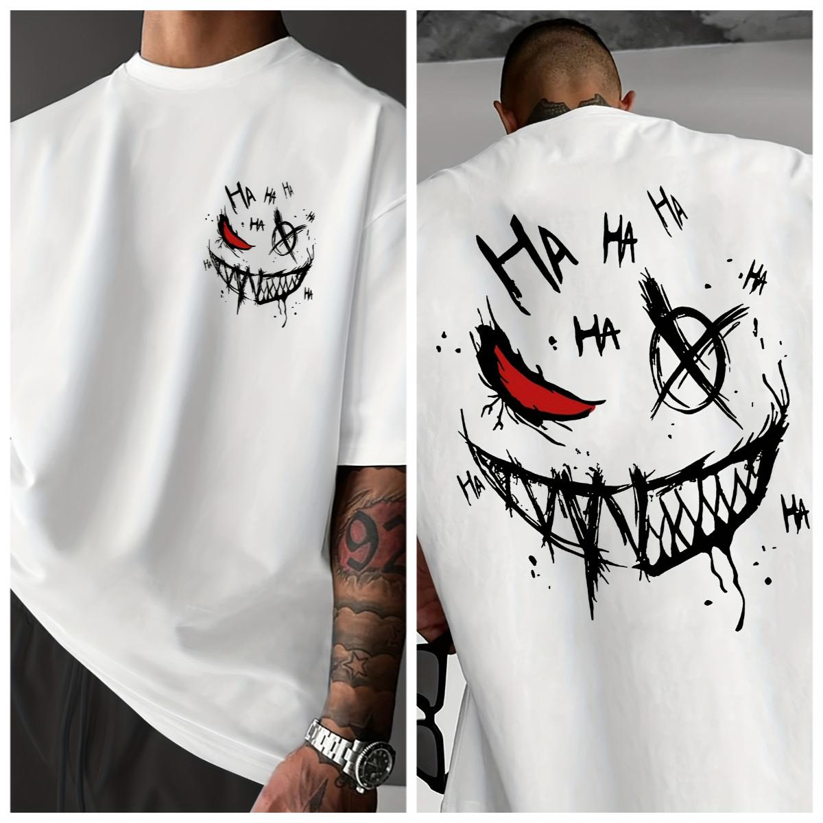 2026 New Year Hot Sale Y2K Style Round Neck Tshirt Evil Smile Printed Tshirt Loose Mens Round Neck Short Sleeve Tshirt 4XL
2026 New Year Hot Sale Y2K Style Round Neck Tshirt Evil Smile Printed Tshirt Loose Mens Round Neck Short Sleeve Tshirt 4XL