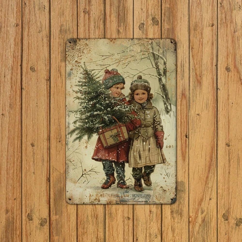 Metal Wall Art Poster Christmas Tree Vintage Sign 8x12 Inch Retro Decor for Bar Cafe Gift
Metal Wall Art Poster Christmas Tree Vintage Sign 8x12 Inch Retro Decor for Bar Cafe Gift