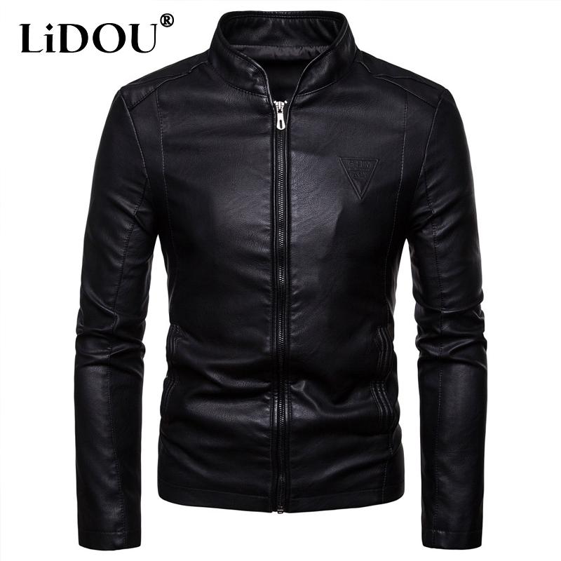 Autumn Winter New Solid Color Fashion Long Sleeve Faux Leather Man High Street Round Neck Zipper Pockets All-match Coat L
Autumn Winter New Solid Color Fashion Long Sleeve Faux Leather Man High Street Round Neck Zipper Pockets All-match Coat L