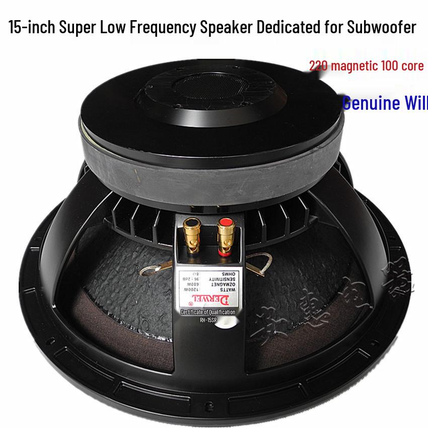 Professional 15 800W Subwoofer with 220 Magnet & 100mm Voice Coil
Professional 15 800W Subwoofer with 220 Magnet & 100mm Voice Coil